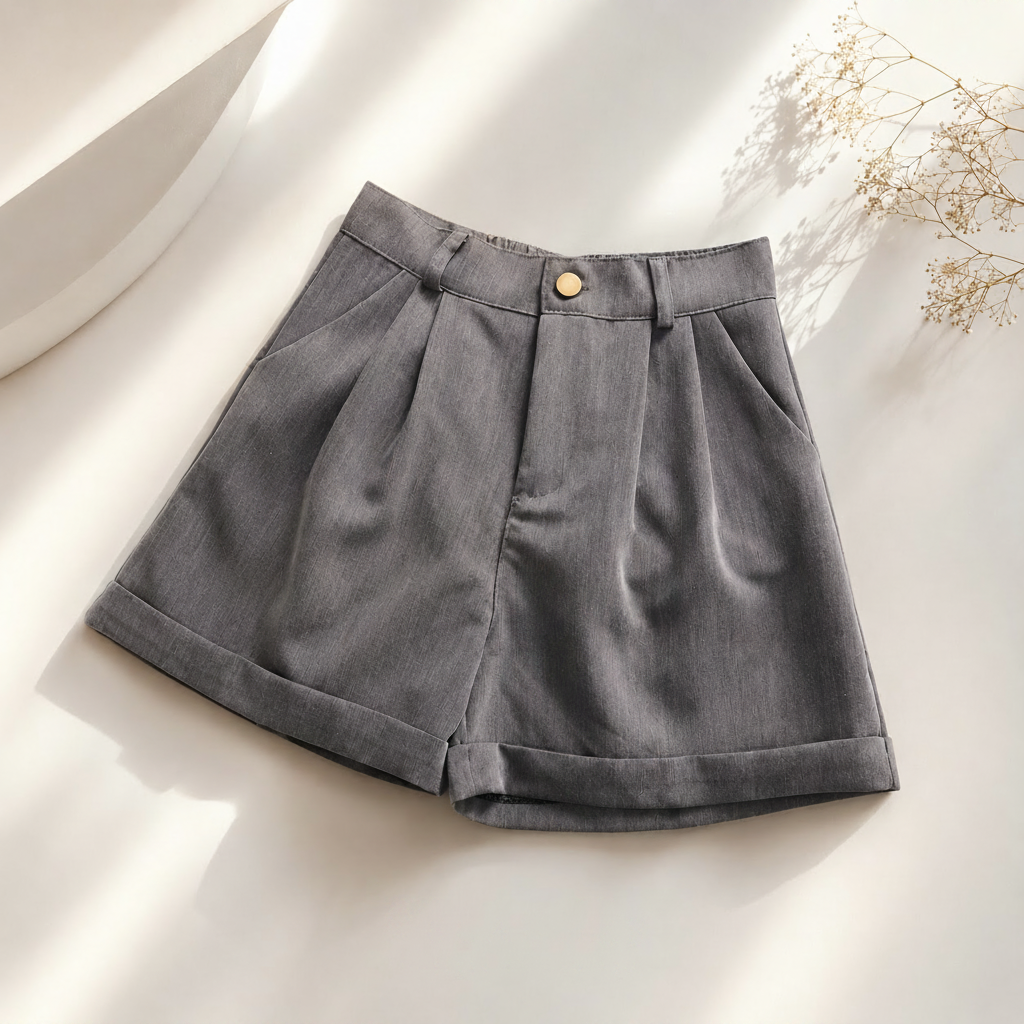 Luxe Tailored Wide leg Shorts