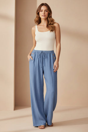 Sky Blue Button