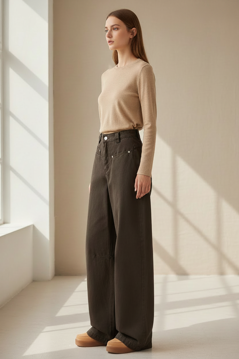 Velour Mocha Jeans