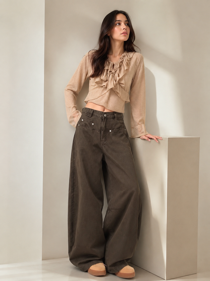 Velour Mocha Jeans