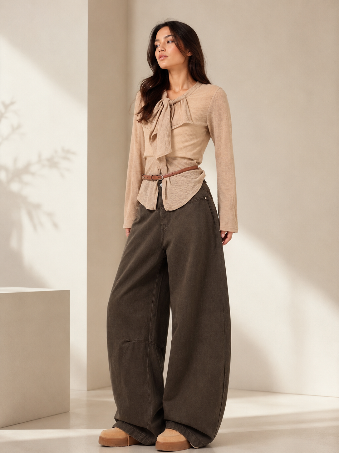 Velour Mocha Jeans
