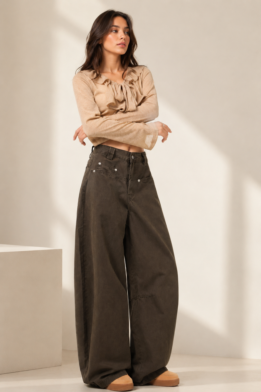 Velour Mocha Jeans
