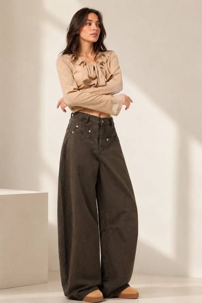 Velour Mocha Jeans