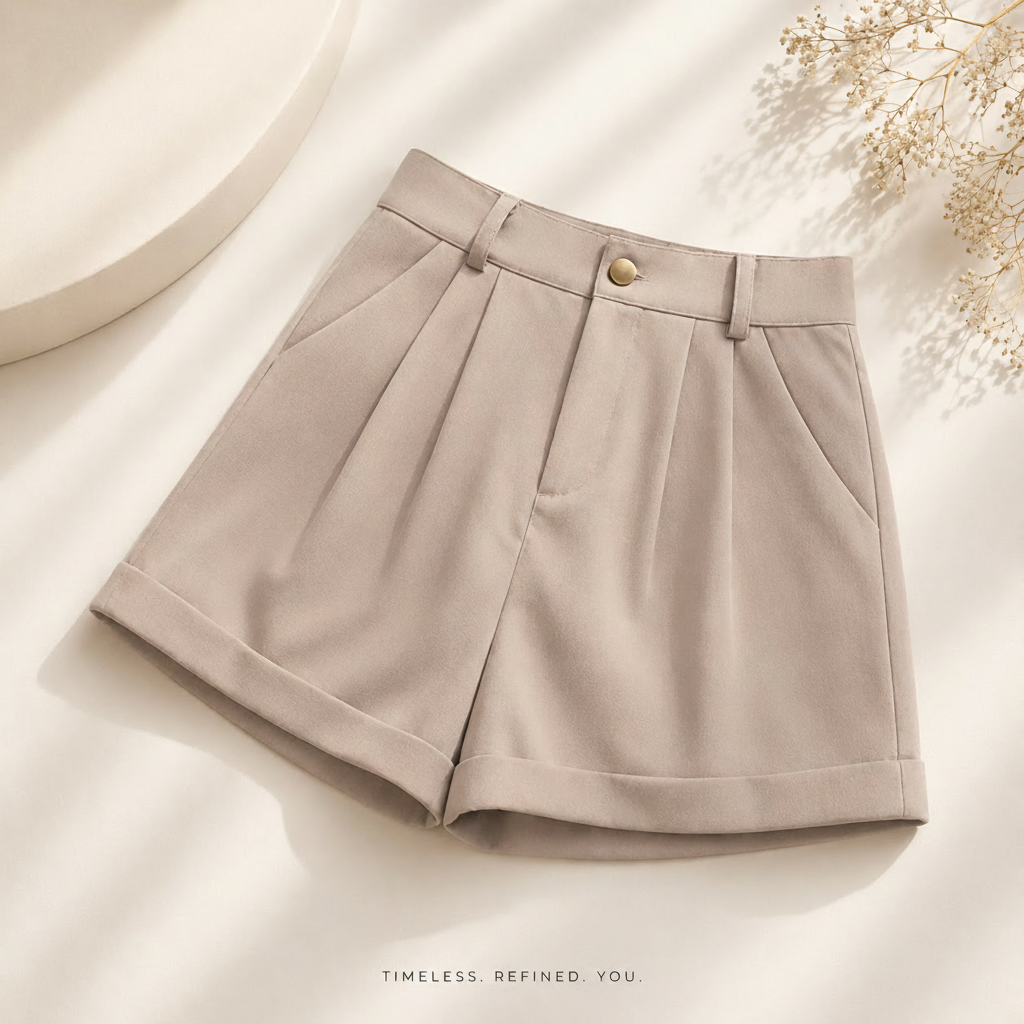 Luxe Tailored Wide leg Shorts