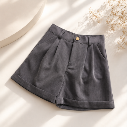 Luxe Tailored Wide leg Shorts